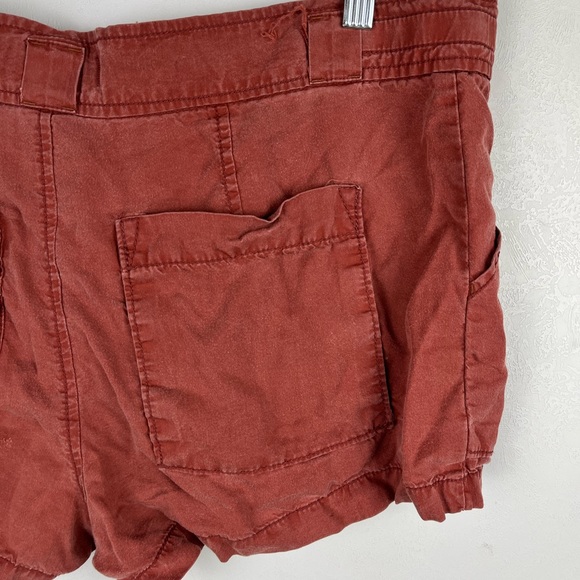 Free People Drippy Tencel Casual Mara Shorts Size 4 Relaxed Festival Summer - Picture 8 of 10